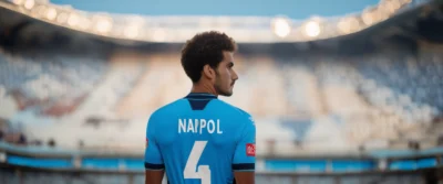 Maillot Napoli 2026 EA7 : Design bleu ciel revisité et rayures en relief